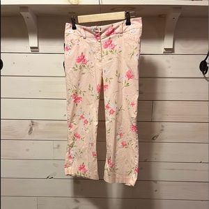 Jones New York Sport Women’s Capri Pants Floral Pink Size 4
